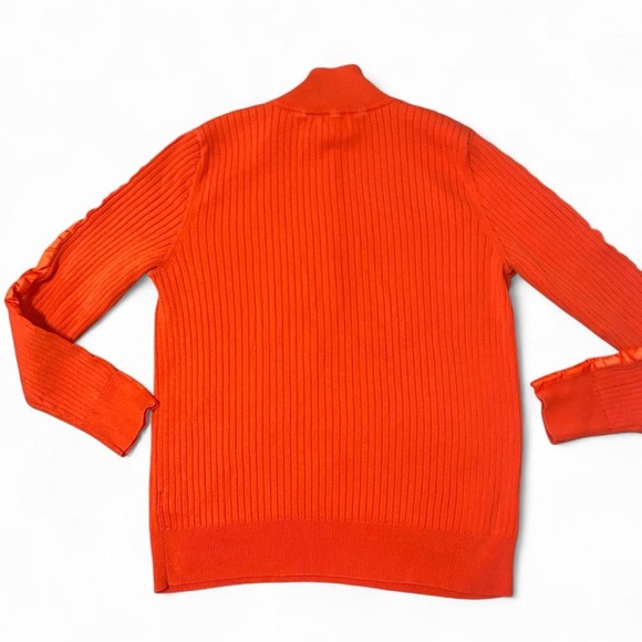 Vintage Ralph Lauren Orange Quarter Snap - Picture 7 of 7